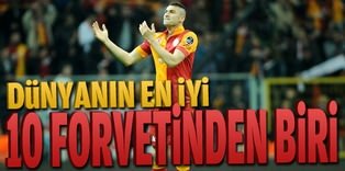 Dünyanın en iyi 10 forvetinden biri