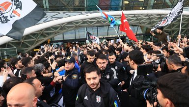Beşiktaş kafilesi Bakü'ye geldi!