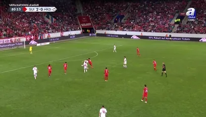 >GOL | İsviçre 3-0 Kuzey Makedonya