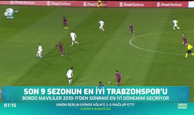 Son 9 sezonun en iyi Trabzonspor'u