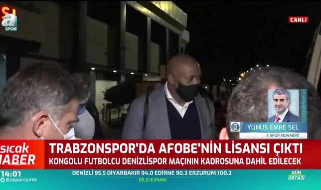 Trabzonspor'da yeni transfer Benik Afobe'nin lisansı çıktı