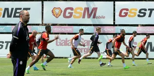 Semih Kaya, takımla çalıştı