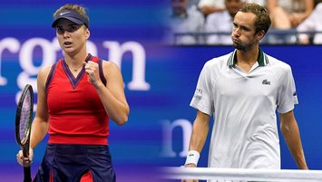 Daniil Medvedev ve Elina Svitolina çeyrek finalde