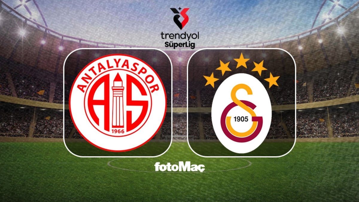 Antalyaspor-Galatasaray MAÇI CANLI | Ne zaman, saat kaçta ve hangi kanalda?