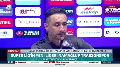 Trabzonspor Fenerbahçe maçı sonrası Vitor Pereira'dan hakem Ali Şansalan'a tepki!