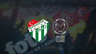 Bursaspor - Manisa FK maçı ne zaman, saat kaçta ve hangi kanalda canlı yayınlanacak? | TFF 1. Lig