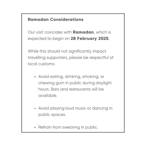 Fenerbahçe'nin rakibi Rangers'tan Ramazan hassasiyeti! Uyarıları takdir topladı