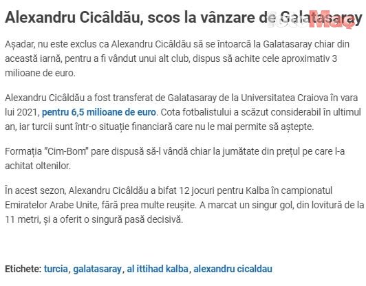 GALATASARAY HABERLERİ - Galatasaray kararını verdi! Cicaldau için istenen rakam...