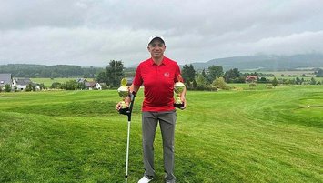 Golfte gümüş geldi