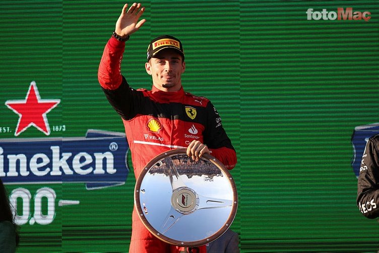 Son dakika spor haberleri: Formula 1'de nefes kesen Avustralya Grand Prix'sini Charles Leclerc kazandı!