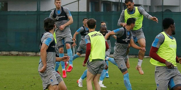 Trabzonspor'da Göztepe mesaisi sürüyor
