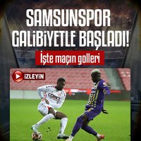Samsunspor evinde kazandı!