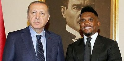 Eto'o'dan Cumhurbaşkanı Erdoğan'a övgü!
