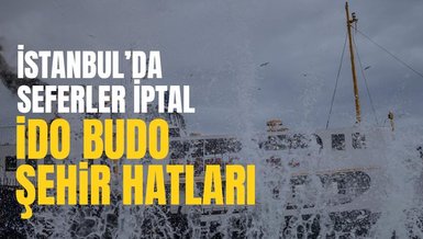İSTANBUL'DA VAPUR SEFERLERİ İPTAL | 🚢19 Kasım iptal seferler İDO, BUDO, Şehir Hatları