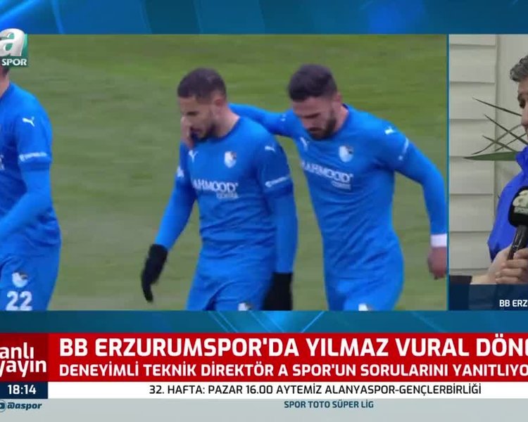 Son dakika spor haberi: BB Erzurumspor'un yeni teknik direktörü Yılmaz Vural A Spor'a özel açıklamalarda bulundu! #