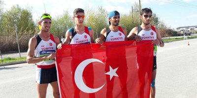 Balkan Yürüyüş Şampiyonası'nda millilerden 7 madalya