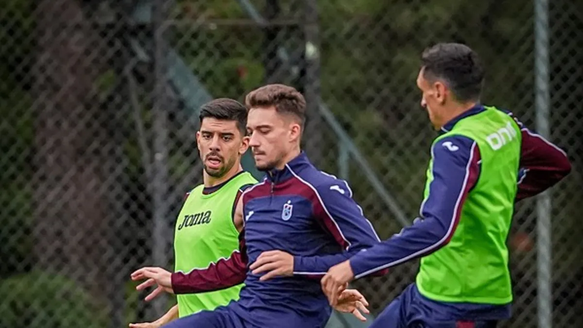 Trabzonspor, Galatasaray maçının hazırlıklarını sürdürdü!