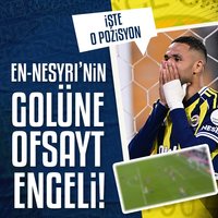 En-Nesyri'nin golüne ofsayt engeli! İşte o pozisyon