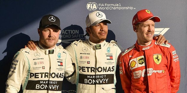 Formula 1'in ilk yarışında pole pozisyonu Hamilton'ın