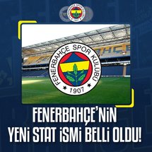 <p>Fenerbahçe'nin yeni stat ismi belli oldu.</p>

<p>Konuyla ilgili olarak kulüpten resmi açıklama geldi.</p>

<p><strong>İŞTE FENERBAHÇE'DEN YAPILAN AÇIKLAMA:</strong></p>

<p>"Kulübümüz ile Chobani firması arasındaki görüşmeler sonucunda 2025-2026 sezonundan itibaren 5 + 5 sezon geçerli olmak üzere stadyum isim sponsorluğu ve 2+3 sezon geçerli olmak üzere Futbol A Takımı Avrupa forma göğüs sponsorluğu için anlaşmaya varılmıştır.</p>

<p>Anlaşma detaylarına göre;</p>

<p>2025-2026 futbol sezonu ve devam eden sezonlar için stadyum isim ve sponsorluk bedeli 10.000.000 Euro olarak belirlenmiştir.</p>

<p>2025-2026 futbol sezonu için Futbol A Takımı Avrupa forma göğüs sponsorluğu bedeli ise 4.000.000 Euro olarak belirlenmiştir. Devam eden sezonlar için minimum 4.000.000 Euro olmak üzere, Şampiyonlar Ligi veya Avrupa Ligi katılımına göre değişiklik gösterecektir.</p>

<p>Kamuoyunun bilgisine sunarız."</p>

<p> </p>

<blockquote class="twitter-tweet">
<p dir="ltr">KAMUOYUNA DUYURU<br>
<br>
Kulübümüz ile Chobani firması arasındaki görüşmeler sonucunda 2025-2026 sezonundan itibaren 5+5 sezon geçerli olmak üzere stadyum isim sponsorluğu ve 2+3 sezon geçerli olmak üzere Futbol A Takımı Avrupa forma göğüs sponsorluğu için anlaşmaya varılmıştır.&hellip; <a href="https://t.co/XPthahETBe" rel="nofollow">pic.twitter.com/XPthahETBe</a></p>
&mdash; Fenerbahçe SK (@Fenerbahce) <a href="https://twitter.com/Fenerbahce/status/1949002380487377332?ref_src=twsrc%5Etfw" rel="nofollow">July 26, 2025</a></blockquote>
<script async="" src="https://platform.twitter.com/widgets.js" charset="utf-8"></script>