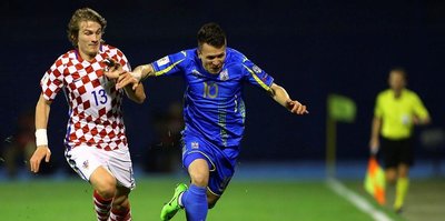 Hırvatistan, Ukrayna'yı tek golle yıktı