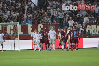 Trabzonspor - Sparta Prag maçından kareler...