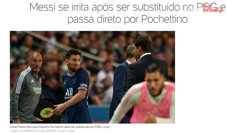 Son dakika spor haberi: Paris Saint-Germain-Lyon maçında yaşanan Messi-Pochettino gerilimi dünya basınında!