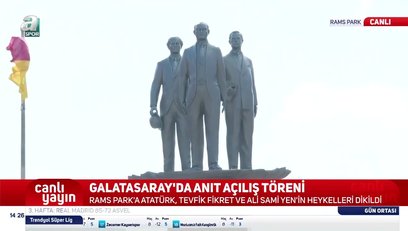 >G.Saray'da anıt açılış töreni yapıldı!
