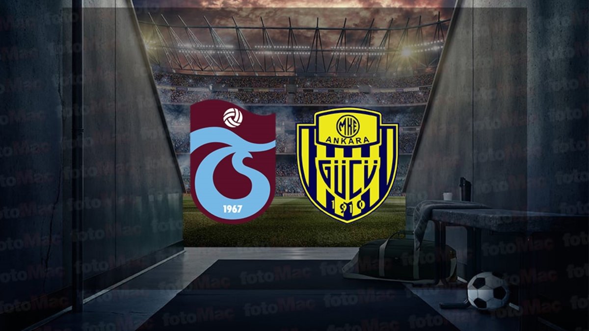 Trabzonspor - Ankaragücü maçı ne zaman Saat kaçta Hangi kanalda