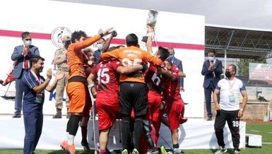 Ampute Futbol Türkiye Kupası şampiyonu Etimesgut Belediye Spor!