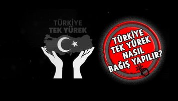 Türkiye Tek Yürek IBAN numarası, SMS ile bağış