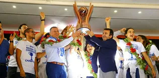 Hatay’ın melekleri kupa zaferini kutladı