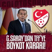 G.Saray'dan TFF'ye boykot kararı!
