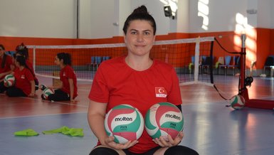 Bacağını kaybeden Göksu Kendier voleybol sayesinde hayata tutundu