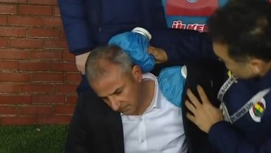 İsmail Kartal'a tribünlerden yabancı cisim geldi! Fenerbahçe'nin golü sonrası...