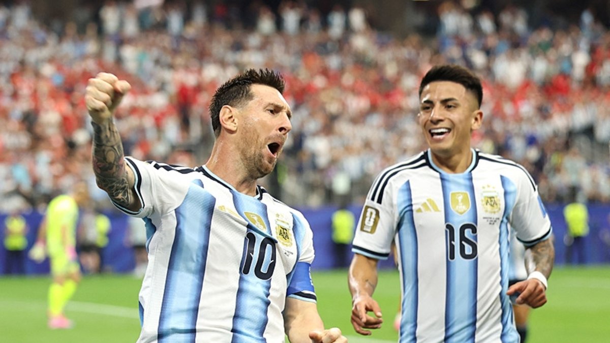 Lionel Messi Dünya Kupası tarihine geçti! Arjantin, Avusturya'yı devirdi