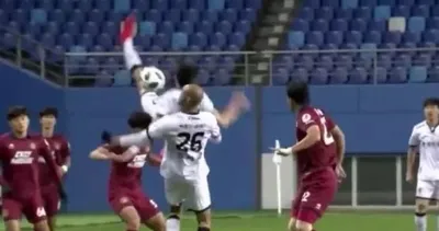 Güney Kore Ligi’nde korkutan olay! Boynu kırıldı...
