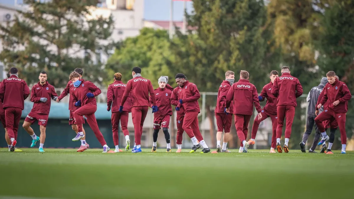 Trabzonspor'da Galatasaray maçı hazırlıkları sürdü