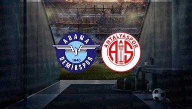 Adana Demirspor - Antalyaspor CANLI İZLE | Trendyol Süper Lig