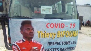 Yeni Malatyasporlu Bifouma'dan sağlık malzemesi yardımı!