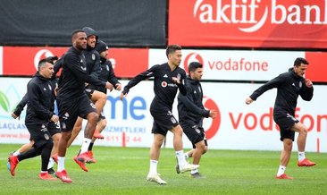 Beşiktaş yoğun yağış altında çalıştı