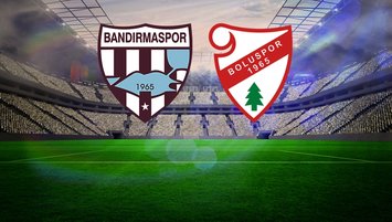 Bandırmaspor, Boluspor'u konuk ediyor!