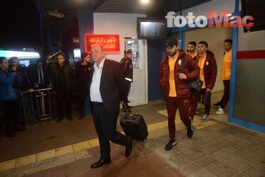 Galatasaray kafilesi Trabzon’da