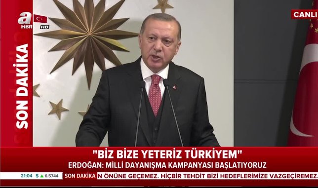 Başkan Erdoğan 7 aylık maaşını bağışladı!