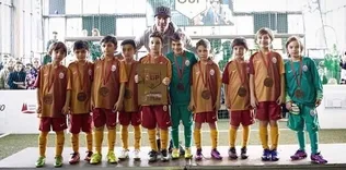 Şampiyon U13’lere kupayı Poldi verdi