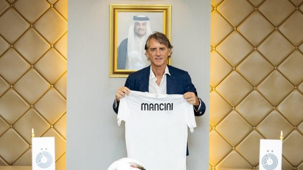 Roberto Mancini, Katar'ın Al Sadd takımıyla sözleşme imzaladı