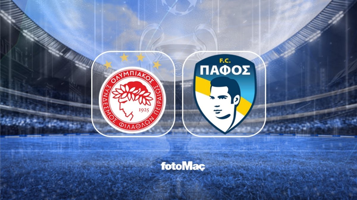 Olympiakos-Pafos FC maçı canlı izle | Olympiakos-Pafos FC maçı ne zaman, saat kaçta ve hangi kanalda? (UEFA Şampiyonlar Ligi) Olympiakos-Pafos FC maçı canlı izle | Olympiakos-Pafos FC maçı ne zaman, saat kaçta ve hangi kanalda? (UEFA Şampiyonlar Ligi)