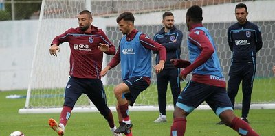 Trabzonspor'un antrenmanında moral bozan sakatlık