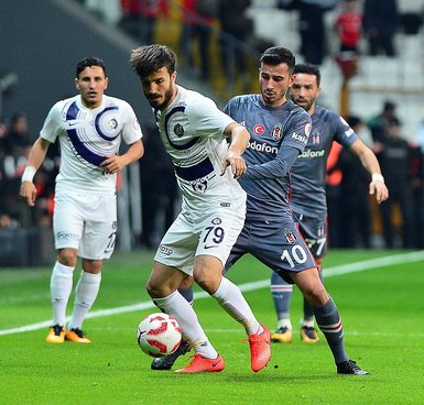Beşiktaş - Osmanlıspor maçında dikkat çekenler
