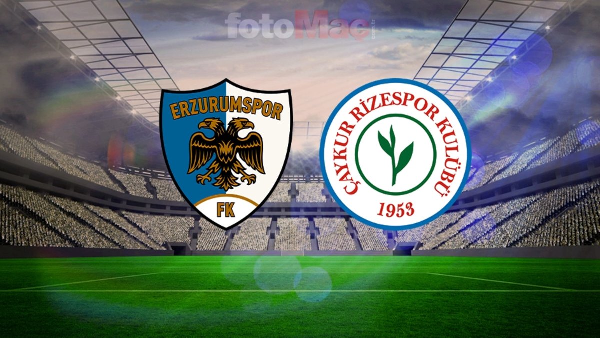 Erzurum'da Karadeniz rüzgarı: Erzurumspor-Çaykur Rizespor maçı canlı yayın bilgileri!